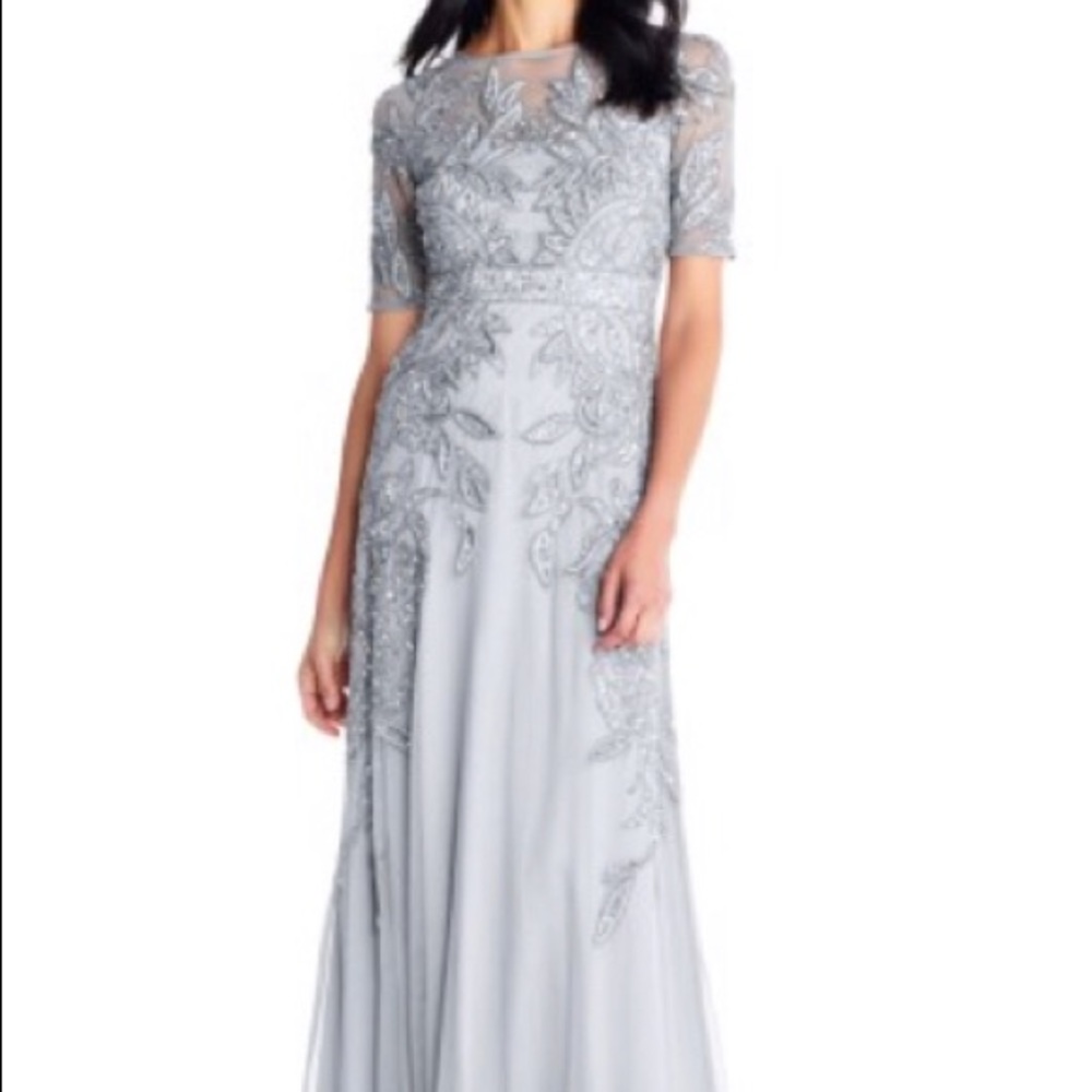 Adrianna Papell beaded gown
